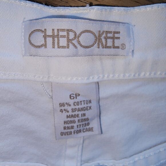 Vintage Cherokee White High Rise Straight Leg Jeans Sz 6 - Picture 3 of 8